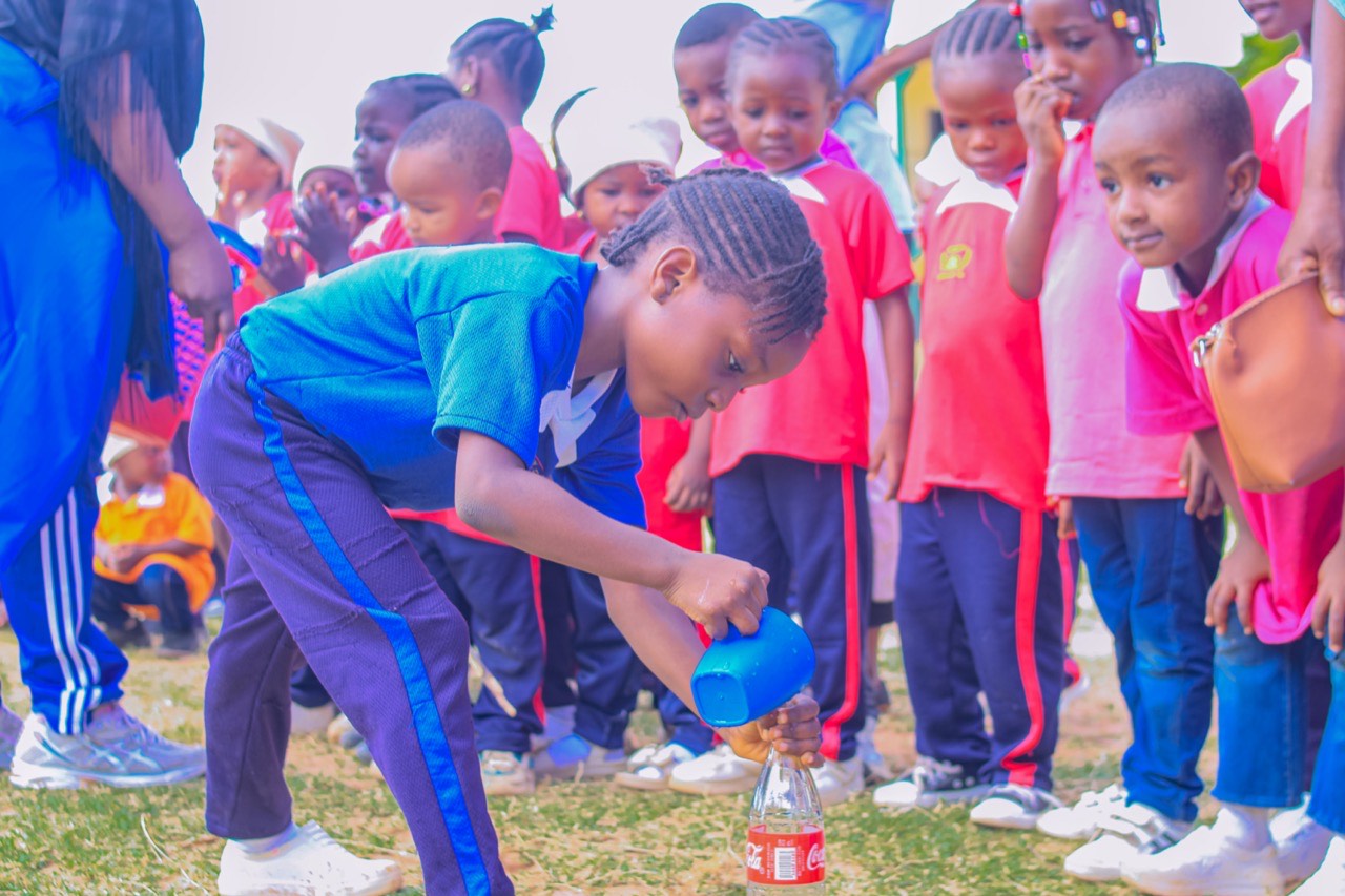 Primary students learning at Integrity Academy